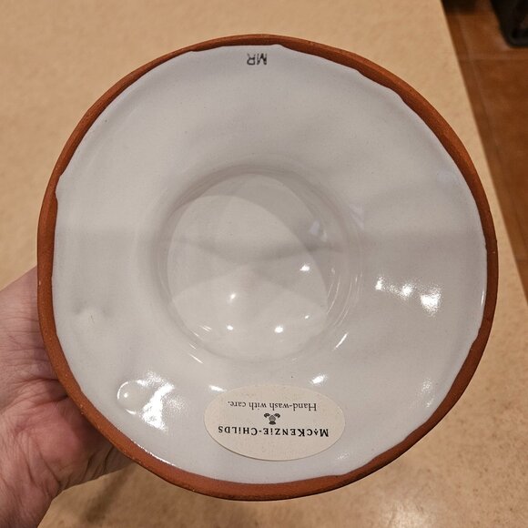 RARE MACKENZIE CHILDS ARGYLE PLAID AURORA CERAMIC GLOBE STORAGE CANISTER JAR - Picture 11 of 16